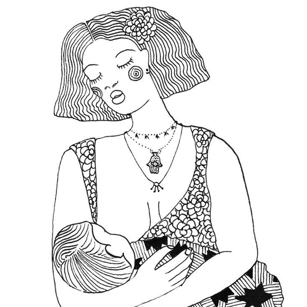 Justina Blakeney® All Gifts New Mama Art Print By Justina Blakeney™ 3 Justina Blakeney® All Gifts New Mama Art Print By Justina Blakeney™