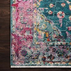 Loloi Rugs All Rugs Silvia Teal & Berry Rug By Justina Blakeney® X Loloi