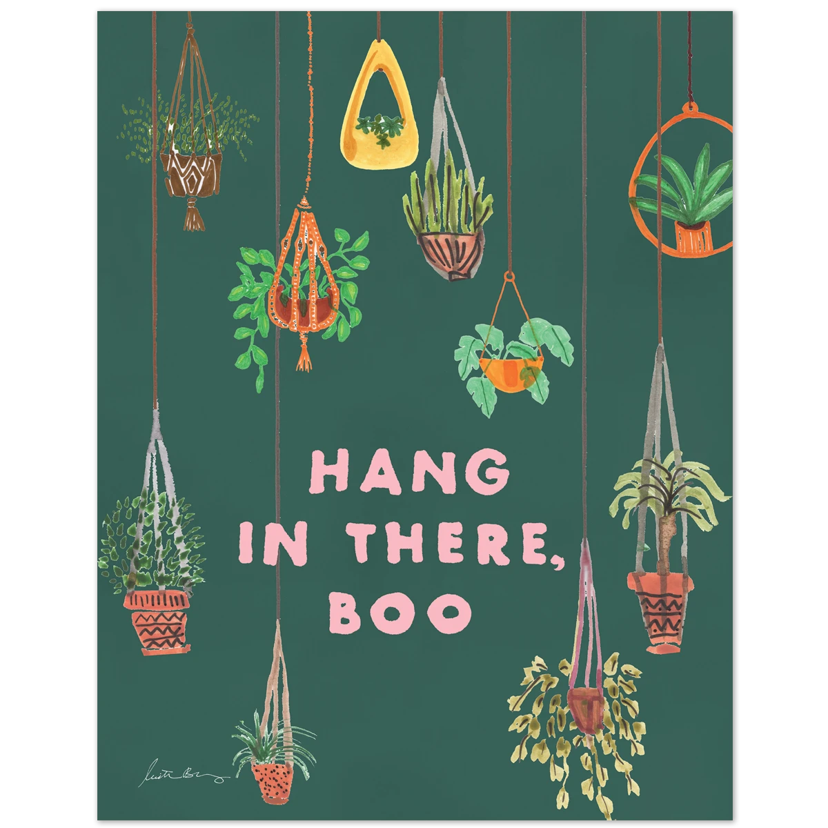 Justina Blakeney® Hang In There Boo Art Print By Justina Blakeney™ Shop All Int'l 4 Justina Blakeney® Hang In There Boo Art Print By Justina Blakeney™ Shop All Int'l