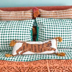 Peking Tigress Pom Pom Hook Pillow By Jungalow® 10 Peking Tigress Pom Pom Hook Pillow By Jungalow®
