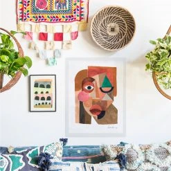 Justina Blakeney® Gifts $100-$250 Face 1 Art Print By Justina Blakeney™