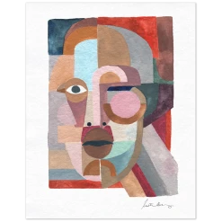 Justina Blakeney® Face 3 Art Print By Justina Blakeney™ Gifts $100-$250