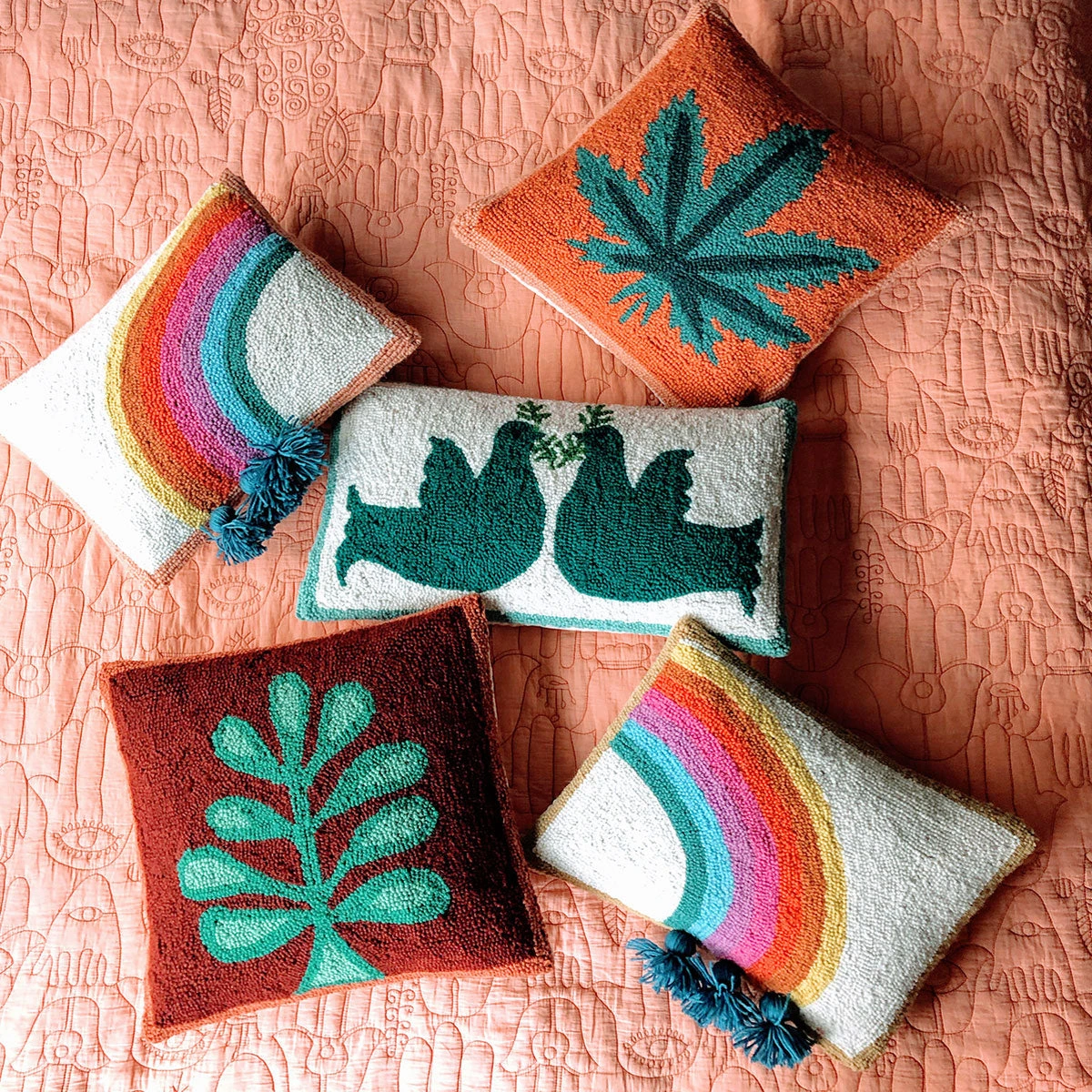 Peking Noa Hook Pillow By Jungalow® Hook Pillows 7 Peking Noa Hook Pillow By Jungalow® Hook Pillows