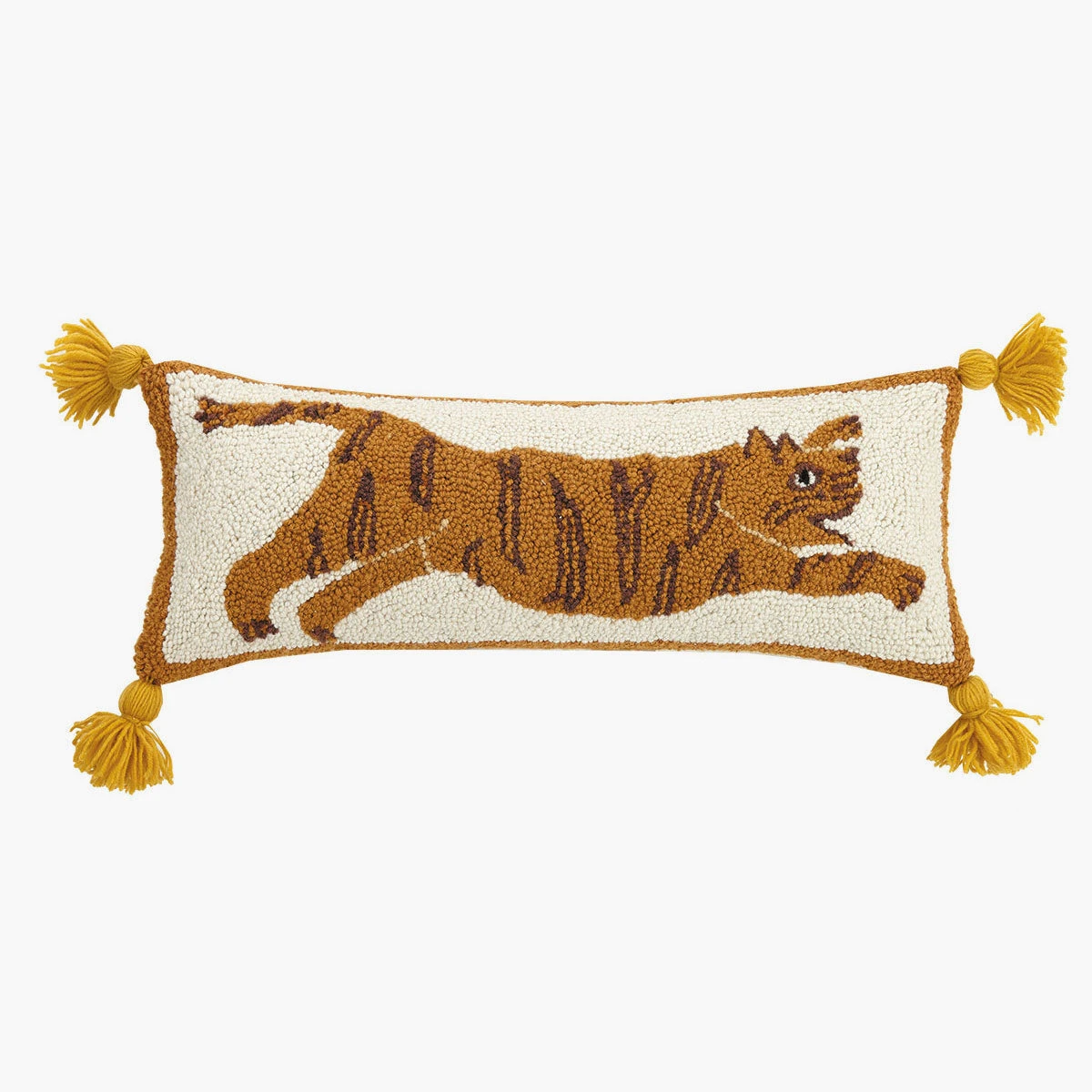 Peking Tigress Pom Pom Hook Pillow By Jungalow® 3 Peking Tigress Pom Pom Hook Pillow By Jungalow®