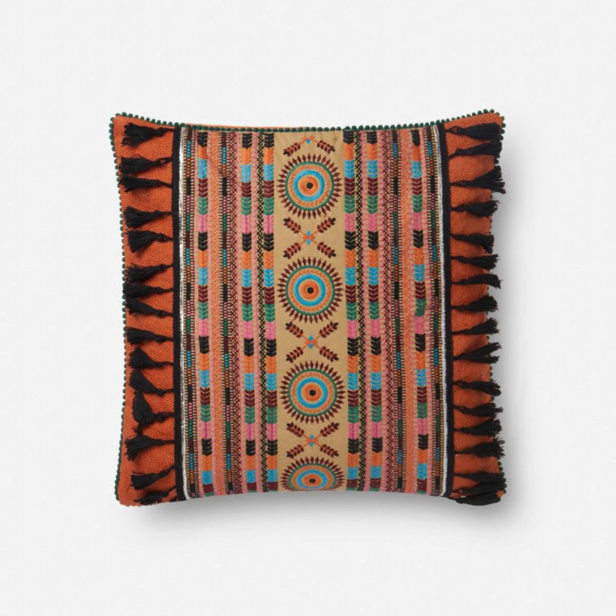 Loloi Rugs Square Peyote Pillow By Justina Blakeney® X Loloi 3 Loloi Rugs Square Peyote Pillow By Justina Blakeney® X Loloi