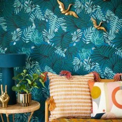 Jungalow® Aja Wallpaper In Teal By Justina Blakeney® - Surestrip 12 Jungalow® Aja Wallpaper In Teal By Justina Blakeney® - Surestrip