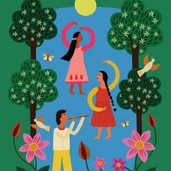 Flower Dance Art Print By Maheswari Janarthanan Gifts $100-$250