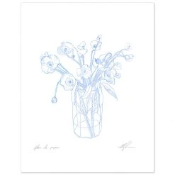 New Fleur De Papier Art Print By Chloe Purpero Johnson 7 New Fleur De Papier Art Print By Chloe Purpero Johnson