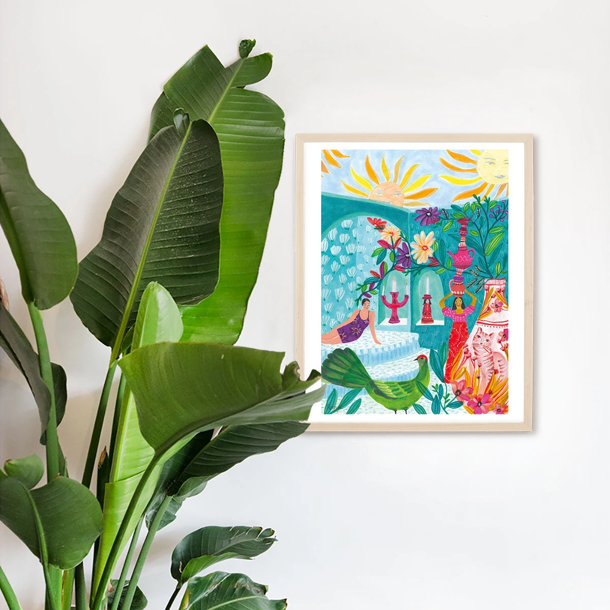 Hammam Art Print By Roeqiya Fris Gifts $100-$250 4 Hammam Art Print By Roeqiya Fris Gifts $100-$250