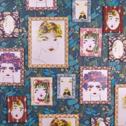 Jungalow® Caitlin Ikat Fabric Frame By Like A Lion™ 11 Jungalow® Caitlin Ikat Fabric Frame By Like A Lion™