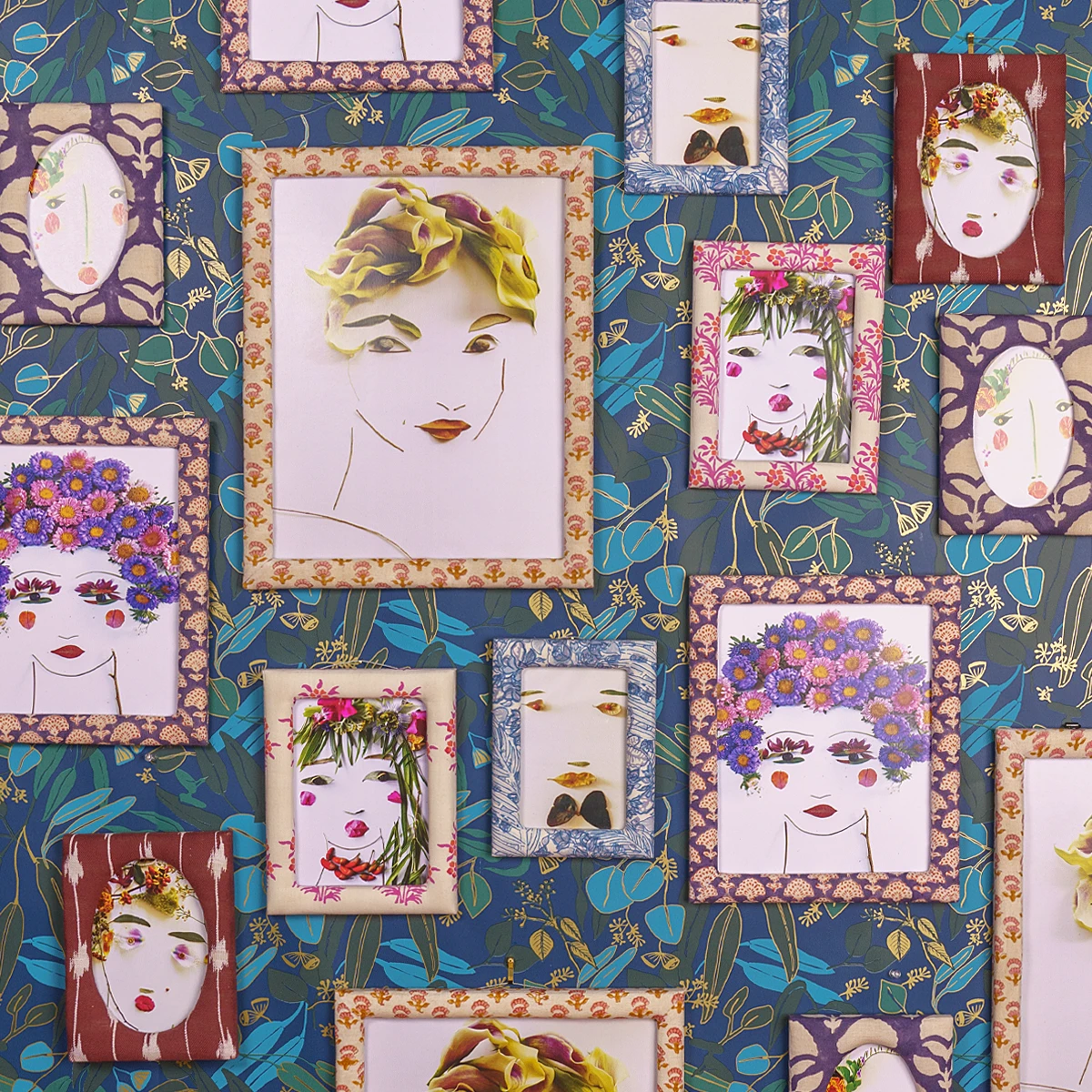 Jungalow® All Décor & Mirrors Isla Fabric Frame By Like A Lion™ 6 Jungalow® All Décor & Mirrors Isla Fabric Frame By Like A Lion™