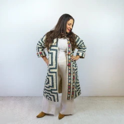 Peking Coats/Robes Hypnotic Quilted Coat By Jungalow® 9 Peking Coats/Robes Hypnotic Quilted Coat By Jungalow®