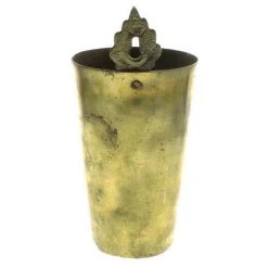 HomArt All Bed + Bath Hanging Brass Lassi Cup