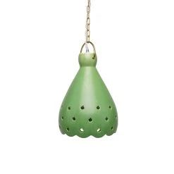 Jungalow® All Lighting Almada Scalloped Pendant In Jadeite Justina Blakeney™