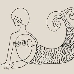 Justina Blakeney® Sisters Of The Sea 1 Art Print By Justina Blakeney™