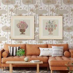 Justina Blakeney® All Gifts Flower Thinker 2 Art Print By Justina Blakeney™