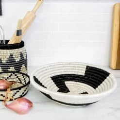 AAA Black + White Basket New