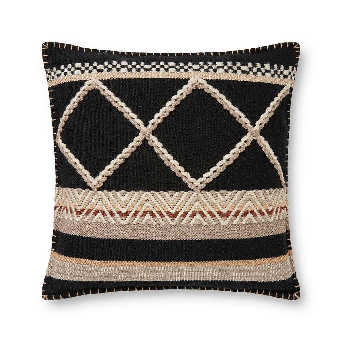 Loloi Rugs Black Mesa Outdoor Pillow 3 Loloi Rugs Black Mesa Outdoor Pillow
