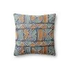 Loloi Rugs All Pillows Navy Linen Shapes Pillow