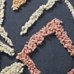 Loloi Rugs All Pillows Blue Tufted Pillow