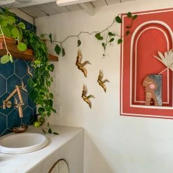 Jungalow® Brass Egret Wall Hanging Set By Justina Blakeney™ 12 Jungalow® Brass Egret Wall Hanging Set By Justina Blakeney™