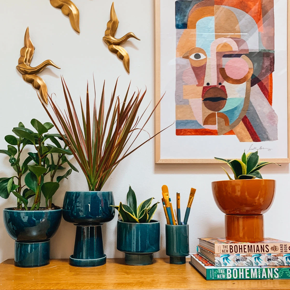 Jungalow® Brass Egret Wall Hanging Set By Justina Blakeney™ 8 Jungalow® Brass Egret Wall Hanging Set By Justina Blakeney™