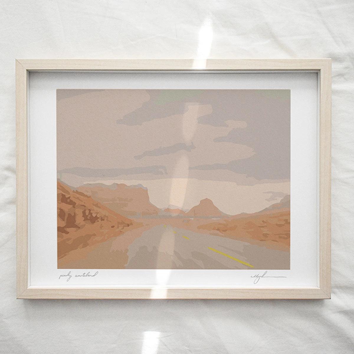 Peachy Wasteland Art Print By Chloe Purpero Johnson 4 Peachy Wasteland Art Print By Chloe Purpero Johnson
