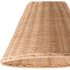 Surya All Lighting Rattan + Gold Sconce 11 Surya All Lighting Rattan + Gold Sconce