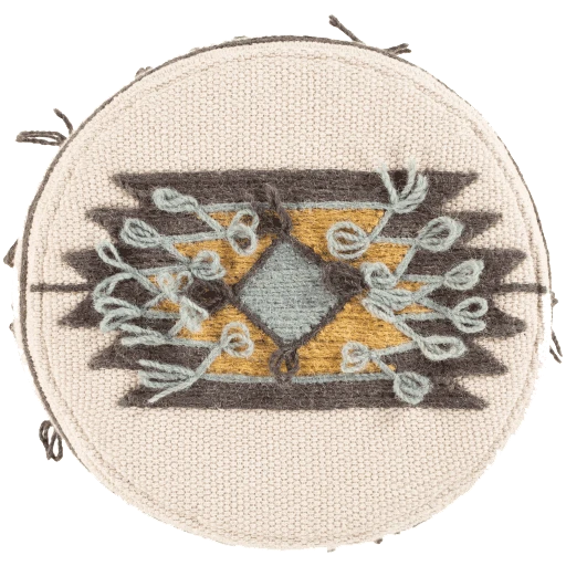 Surya Woven Diamond Stool 5 Surya Woven Diamond Stool