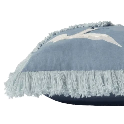 Loloi Rugs Beaded Fringe Egret Pillow By Justina Blakeney® X Loloi All Pillows