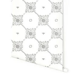 Jungalow Fez Wallpaper In White By Justina Blakeney® 7 Jungalow Fez Wallpaper In White By Justina Blakeney®
