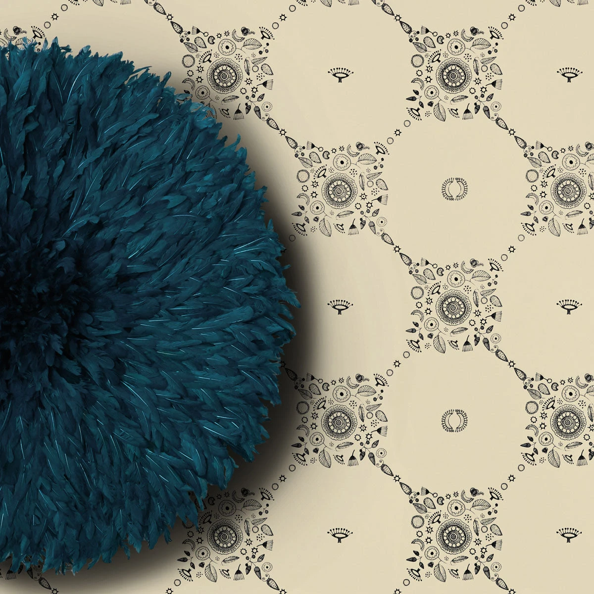 Jungalow Fez Wallpaper In Cappuccino By Justina Blakeney® 3 Jungalow Fez Wallpaper In Cappuccino By Justina Blakeney®