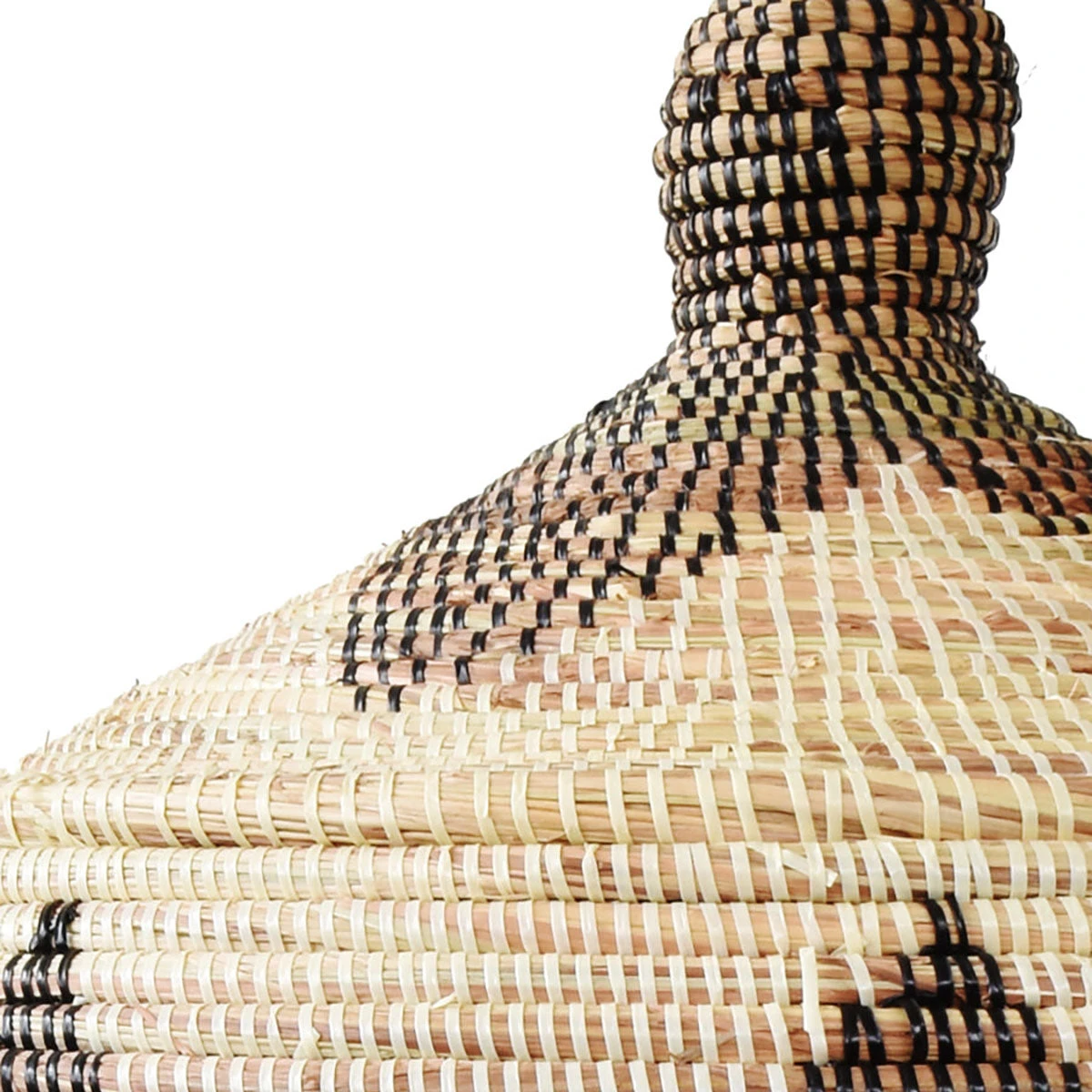 Swahili African Modern New Black + Cream Hamper Basket 4 Swahili African Modern New Black + Cream Hamper Basket