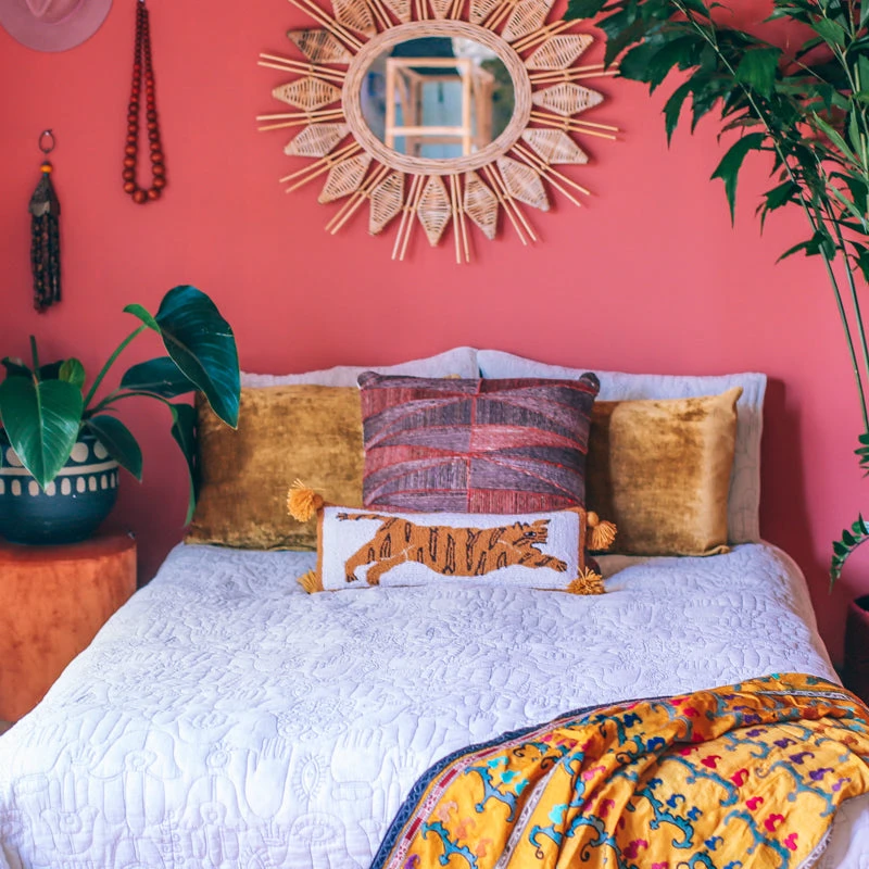 Peking Tigress Pom Pom Hook Pillow By Jungalow® 7 Peking Tigress Pom Pom Hook Pillow By Jungalow®