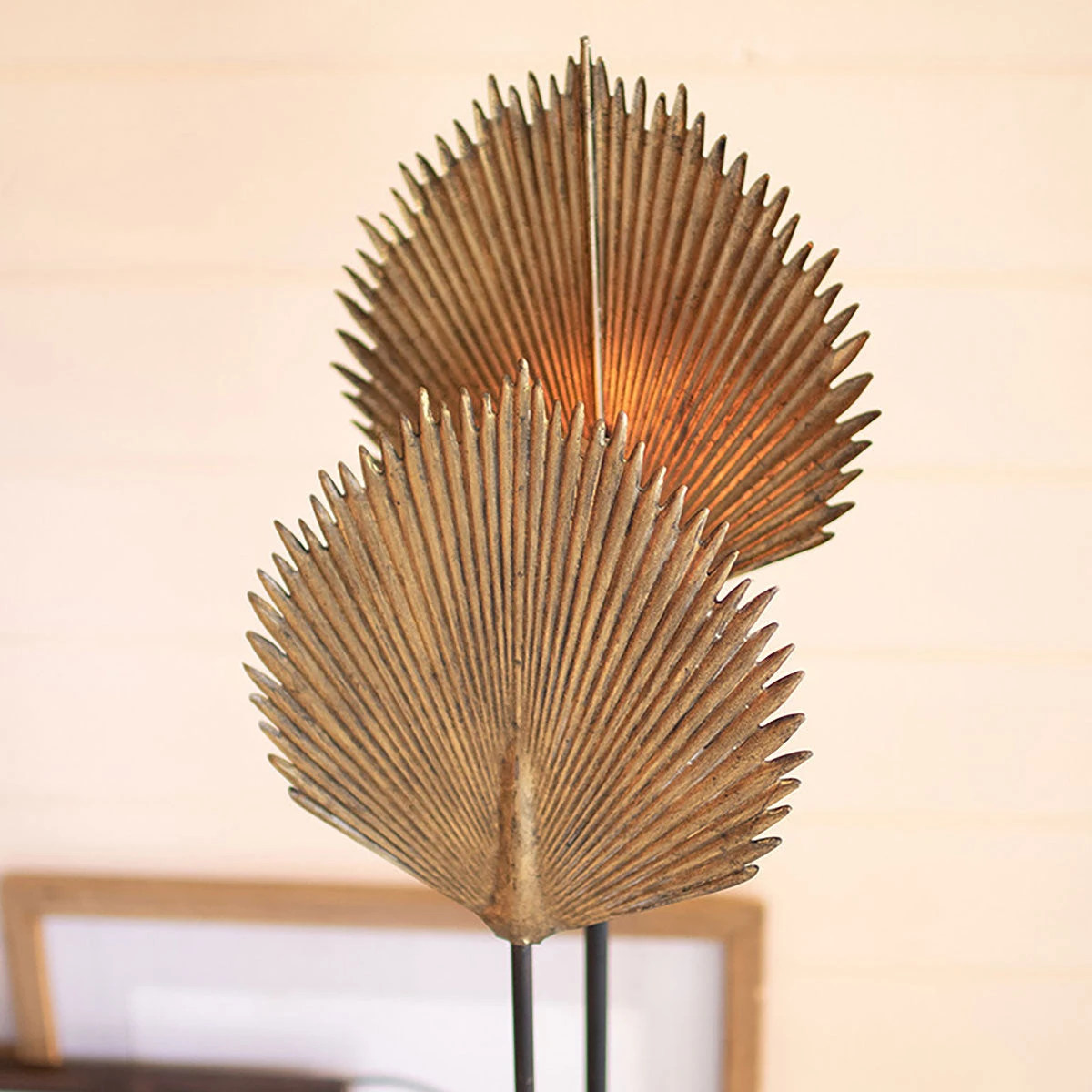Kalalou Gold Leaf Floor Lamp All Lighting 4 Kalalou Gold Leaf Floor Lamp All Lighting