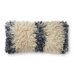 Loloi Rugs Shag Lumbar Pillow By Justina Blakeney® X Loloi