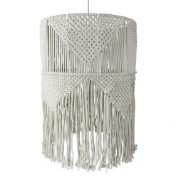 HomArt All Lighting Tall Macrame Pendant Lamp