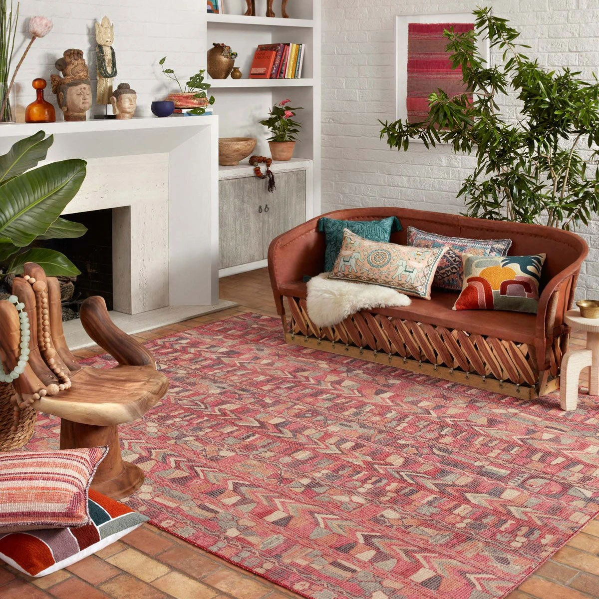 Loloi Rugs All Rugs Malik Fuchsia Rug By Justina Blakeney® X Loloi 4 Loloi Rugs All Rugs Malik Fuchsia Rug By Justina Blakeney® X Loloi