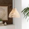 Surya Sand Rattan Lighting Pendant 2 Surya Sand Rattan Lighting Pendant