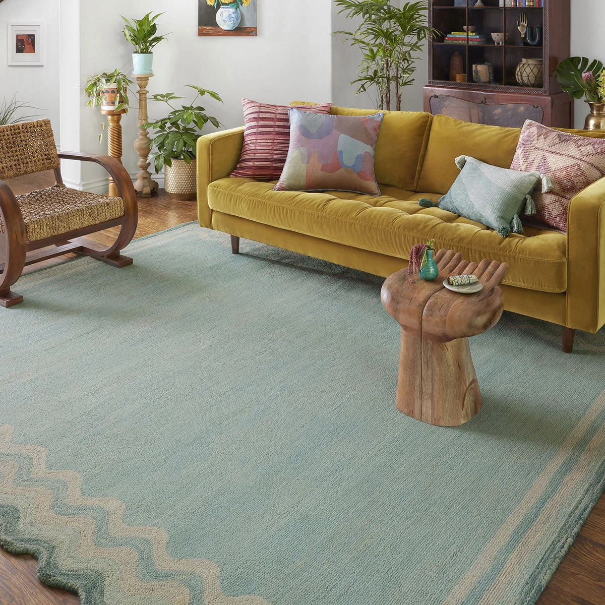 Jungalow All Rugs Buena Onda Rug In Ocean By Justina Blakeney® X Loloi 4 Jungalow All Rugs Buena Onda Rug In Ocean By Justina Blakeney® X Loloi