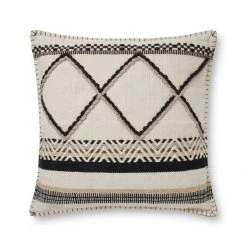 Loloi Rugs Cream Mesa Outdoor Pillow New