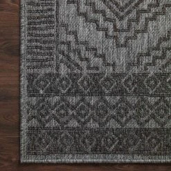 Loloi Rugs Rainier Charcoal Outdoor Rug 11 Loloi Rugs Rainier Charcoal Outdoor Rug