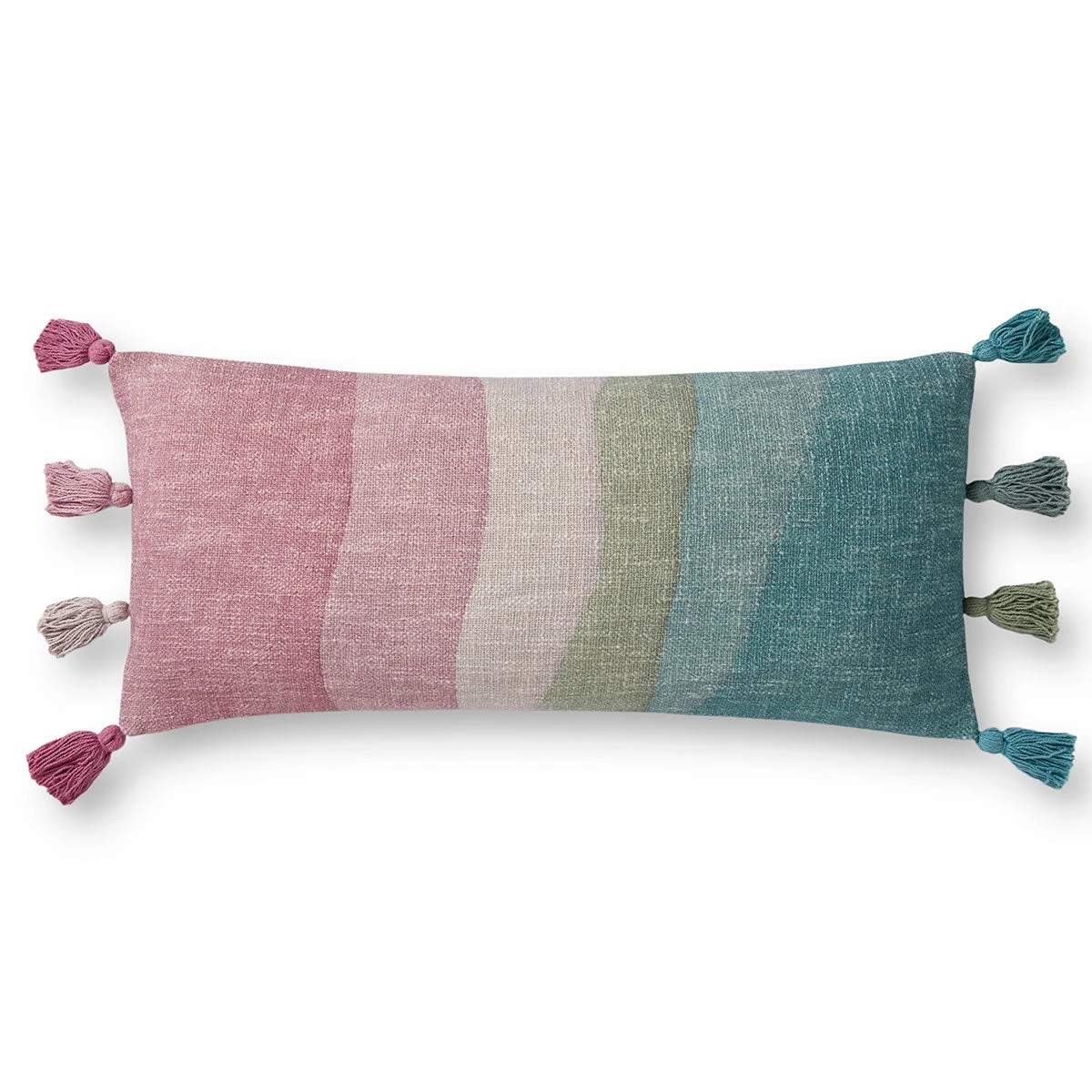 Loloi Rugs Rainbow Mountain Layers Pillow By Justina Blakeney® X Loloi New 3 Loloi Rugs Rainbow Mountain Layers Pillow By Justina Blakeney® X Loloi New