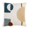 Surya Teal Shapes Pillow All Pillows 2 Surya Teal Shapes Pillow All Pillows