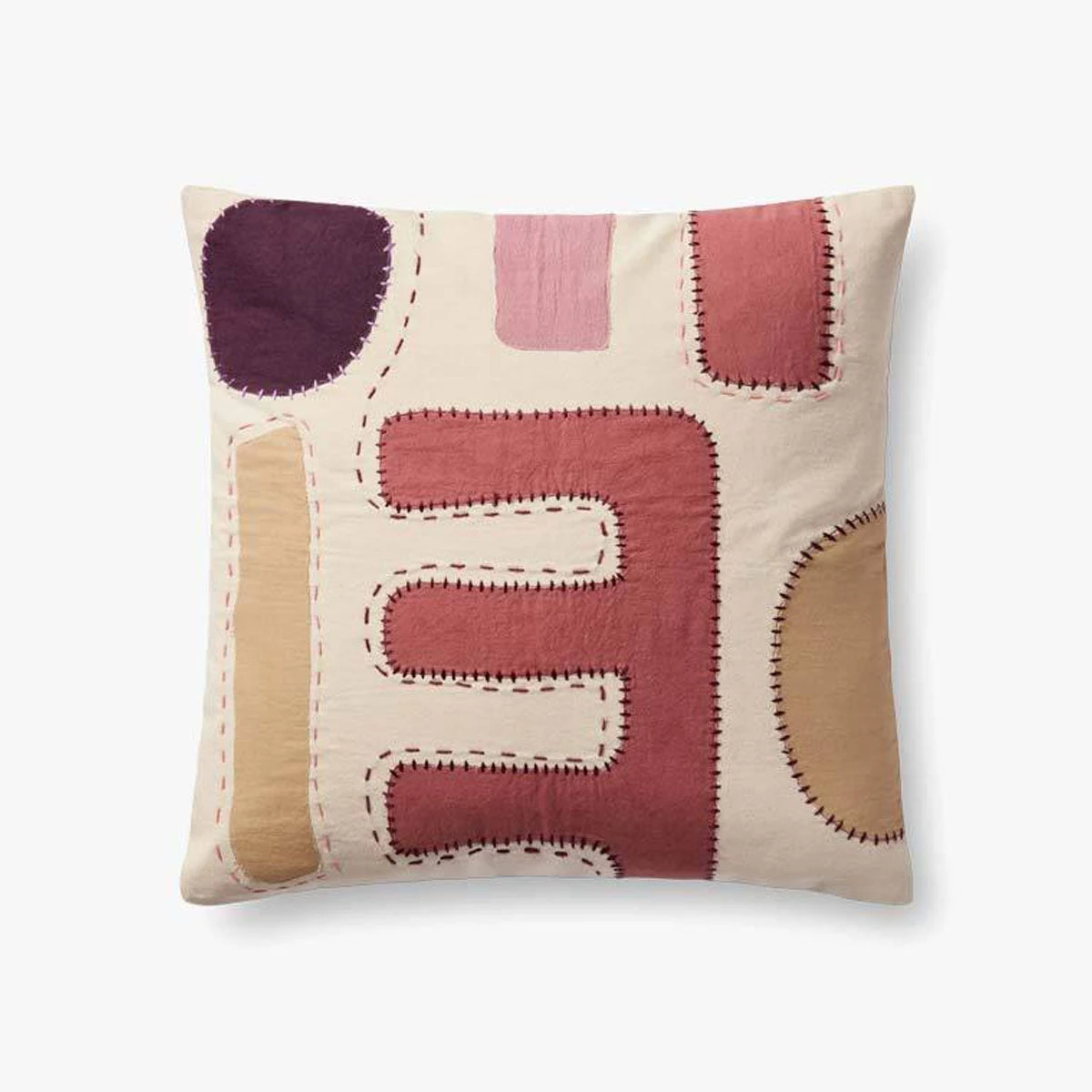 Loloi Rugs All Pillows Pink Stitched Form Pillow By Justina Blakeney® X Loloi 3 Loloi Rugs All Pillows Pink Stitched Form Pillow By Justina Blakeney® X Loloi