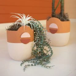 Kalalou Half Circle Planter Set Planters