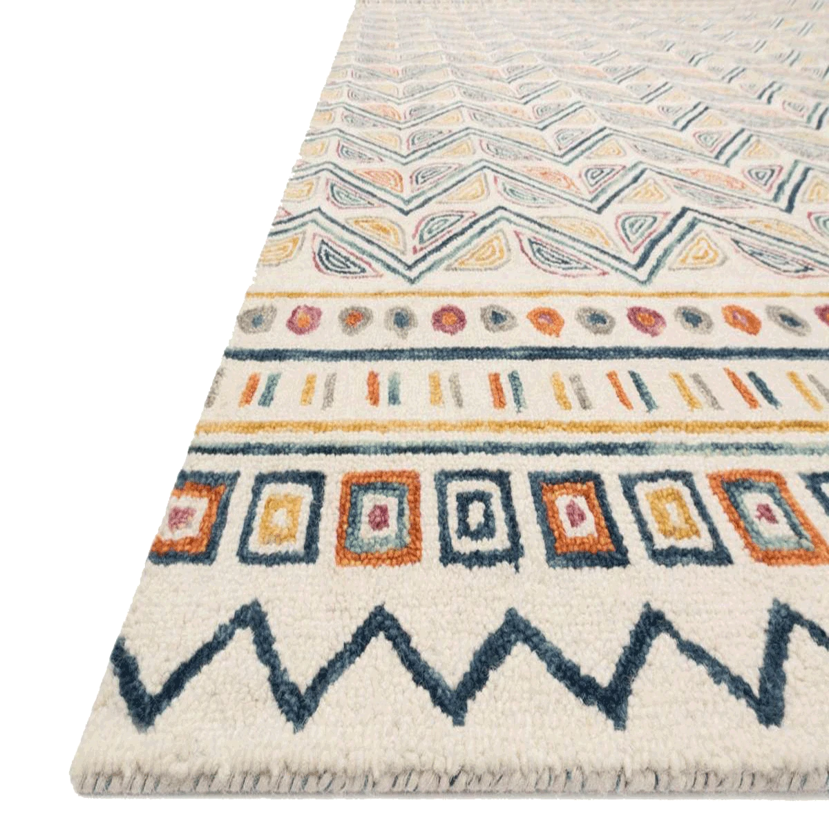Loloi Rugs All Rugs Priti Multi Ivory Rug By Justina Blakeney® X Loloi 4 Loloi Rugs All Rugs Priti Multi Ivory Rug By Justina Blakeney® X Loloi