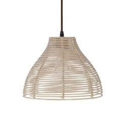 Surya Sand Rattan Lighting Pendant 8 Surya Sand Rattan Lighting Pendant