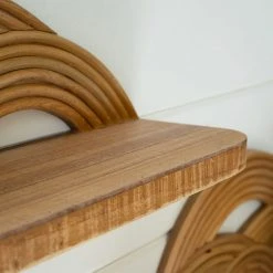 Kalalou Arched Cane Shelf Set All Décor & Mirrors