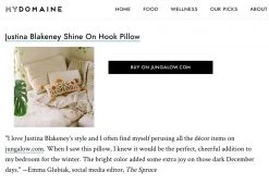 Peking Shine On Hook Pillow By Jungalow® Hook Pillows 8 Peking Shine On Hook Pillow By Jungalow® Hook Pillows